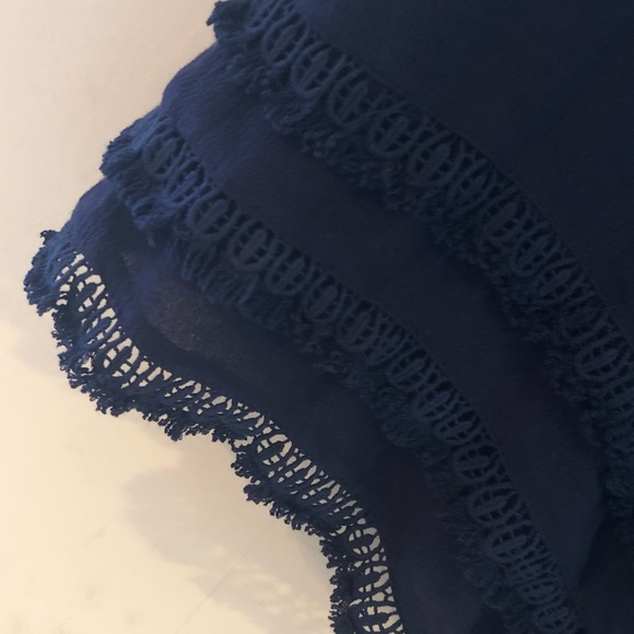 Navy Blue Lulus Dress - Picture 4 of 4